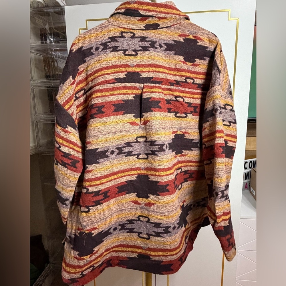 NWT Perch by Blue Pepper Aztec Print Shacket #0014 & #0061 - Picture 3 of 9